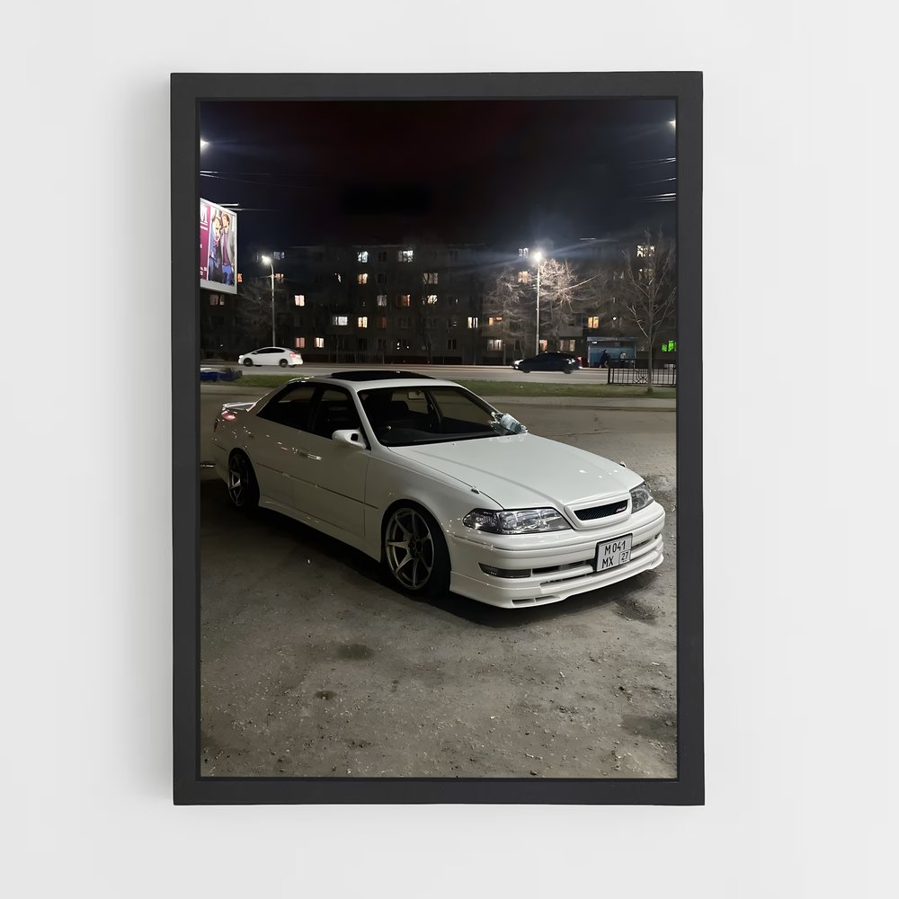 Poster JZX White Dream – affiche Toyota (vue 2)